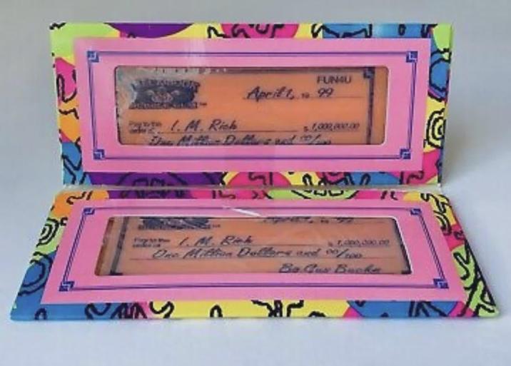 1.M. Rich FUN4U April 199 1,000,000.00 285772 IL M M. Bek One Million Dollars and 50/100 7,000,000 de Ba Qux Bucke