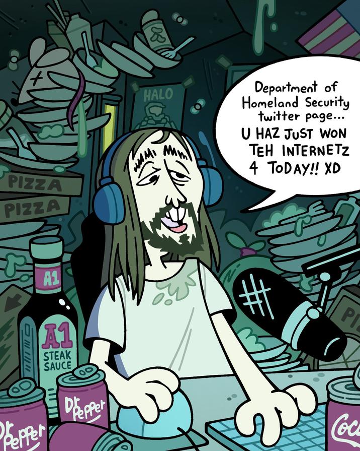 PIZZA PIZZA 08 M HALO Department of Homeland Security twitter page... U HAZ JUST WON TEH INTERNETZ 4 TODAY!! XD A1 A1 STEAK SAUCE ミニミ Pepper Depper # ΡΙ Coa