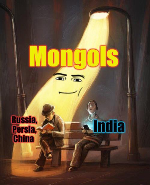 Mongols Russia, Persia, China India