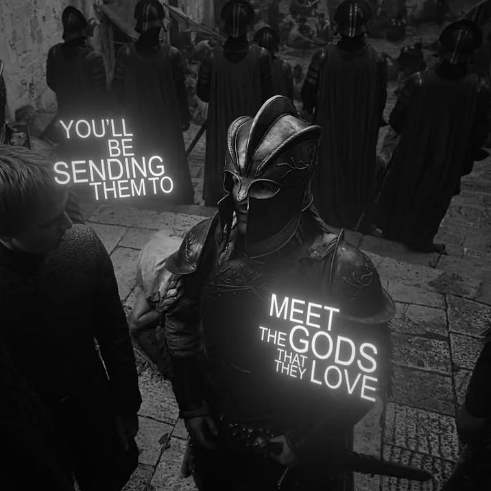 YOU'LL BE SENDING THEM TO MEET THE GODS THEY LOVE THAT BOOK 1544