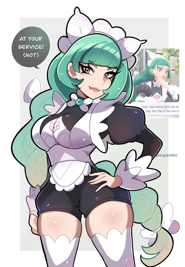 AT YOUR SERVICE! (NOT) Lebanne Yeah, I like settling fights with my 'fists. Don't like it? Then don't n touyarokii