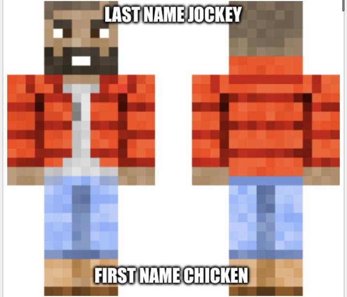 LAST NAME JOCKEY H FIRST NAME CHICKEN