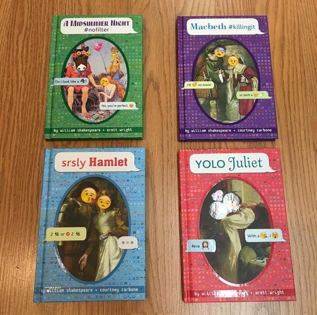 A MIDSUMMER NIGHT #nofilter Do I look like a No, you're perfect, t by william shakespeare arett wright srsly Hamlet 2 or 2 1005 tan shakespeare courtney carbone Macbeth #killingit no moret ur such a by william shakespeare courtney carbone YOLO Juliet 4eva With a Brett wright