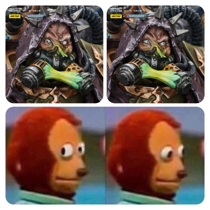 美培里安 纳垢恶魔原体。 “配备远古武器“提灯”和“寂静之镰” JOYTOY WARHAMMER 40.000 纳垢恶魔原体 配备远古武器“提灯”和“寂静之镰” JOYTOYx WARHAMMER 40.000