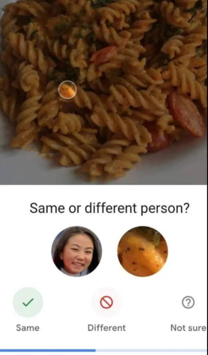 Same or different person? ? Same Different Not sure