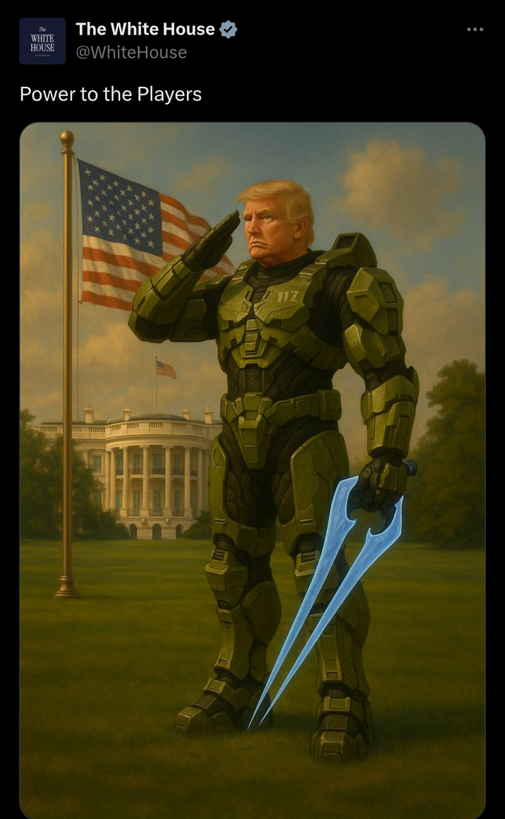 The The White House WHITE HOUSE @WhiteHouse Power to the Players 117