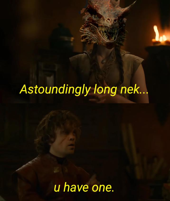 Astoundingly long nek... 13 u have one.