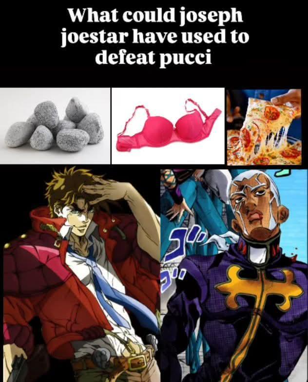 What could joseph joestar have used to defeat pucci