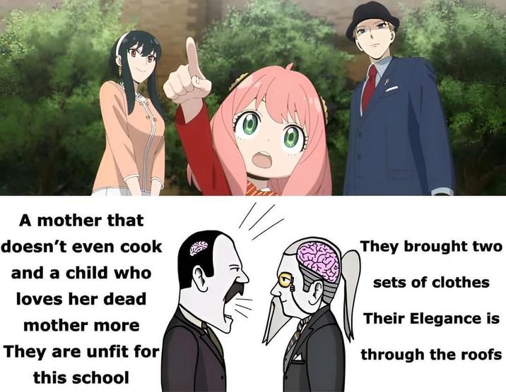 A mother that doesn't even cook and a child who loves her dead mother more They are unfit for this school They brought two sets of clothes Their Elegance is through the roofs