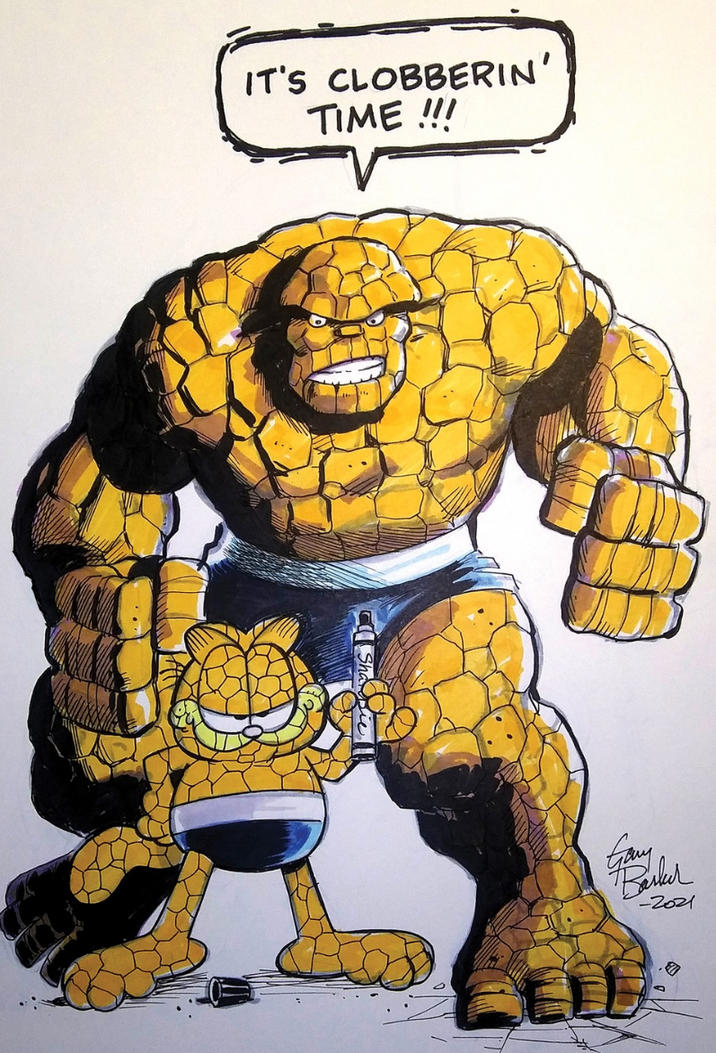 IT'S CLOBBERIN' TIME!!! Sha Gary Barker -2021 A