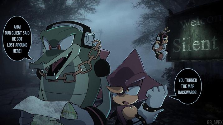 AHA! OUR CLIENT SAID HE GOT LOST AROUND HERE! Me Camman St Welcon Silent YOU TURNED THE MAP BACKWARDS. GR_APPX