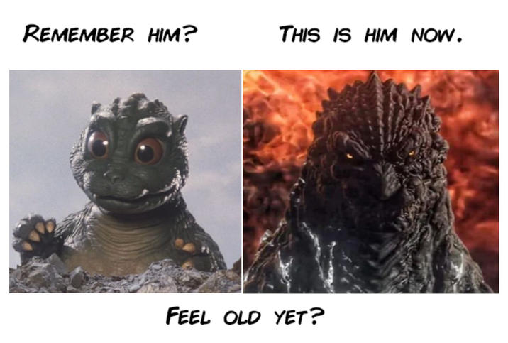 REMEMBER HIM? THIS IS HIM NOW. FEEL OLD YET?