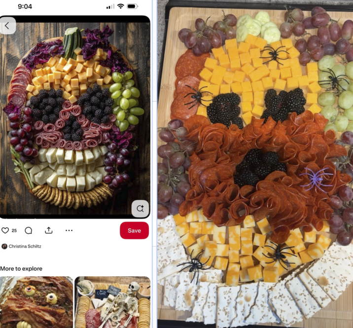 9:04 25 о ↑ Christina Schiltz More to explore : : Chees Bric 0 Save