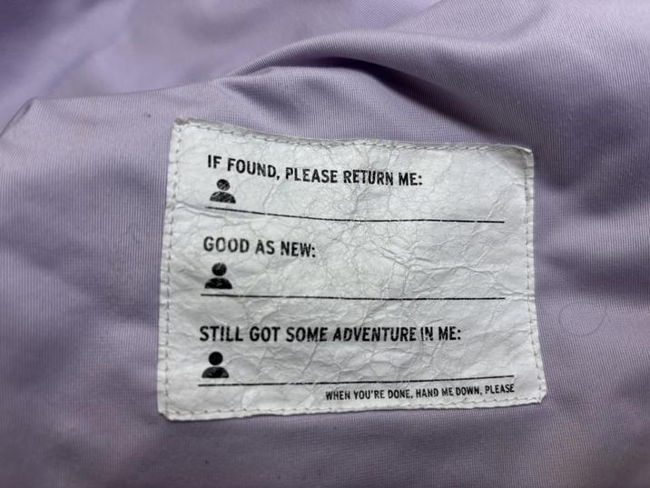 IF FOUND, PLEASE RETURN ME: GOOD AS NEW: STILL GOT SOME ADVENTURE IN ME: WHEN YOU'RE DONE, HAND ME DOWN, PLEASE