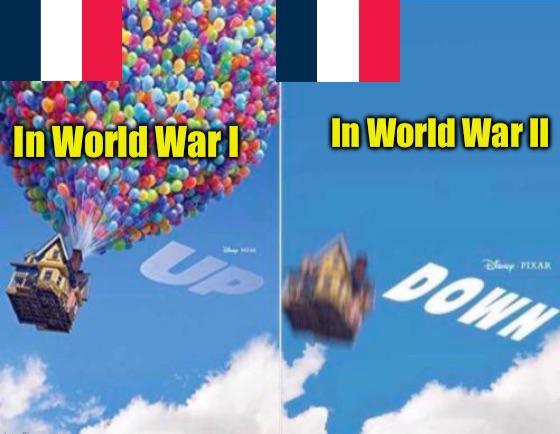 In World War Il In World War I U Day PIXAR DOWN