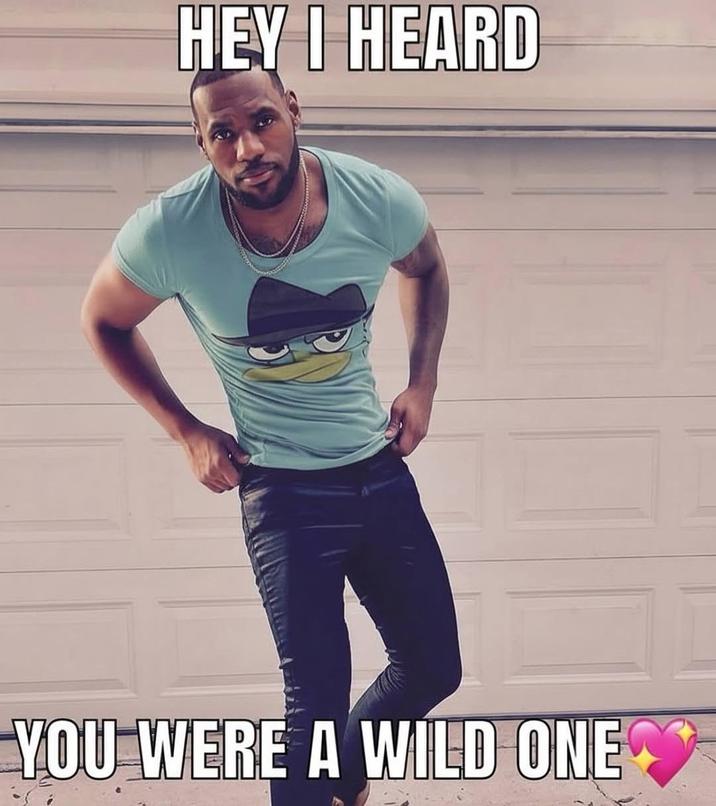 HEY I HEARD YOU WERE A WILD ONE