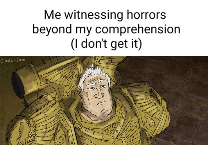 @RON LADY ETHER Me witnessing horrors beyond my comprehension (I don't get it) о О О 6