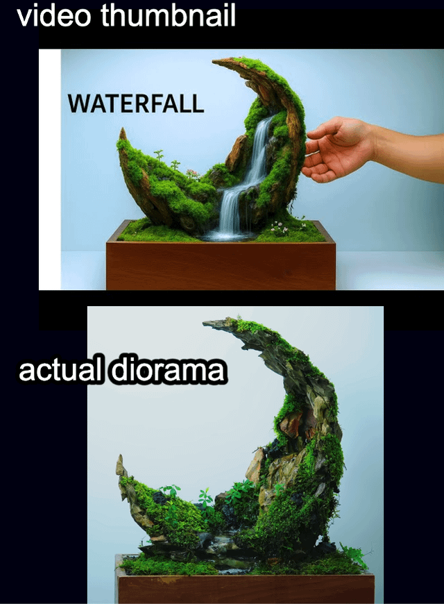 video thumbnail WATERFALL actual diorama