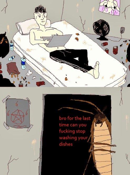 bro for the last time can you f------ stop washing your dishes