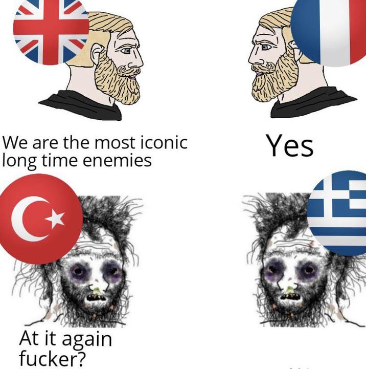 We are the most iconic long time enemies G Yes 18 At it again f-----?