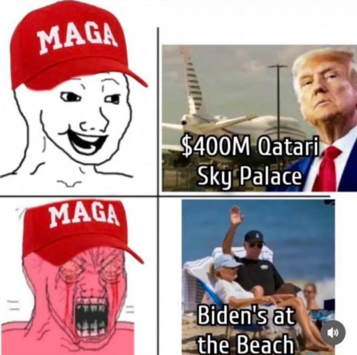 MAGA MAGA $400M Qatari Sky Palace Biden's at the Beach