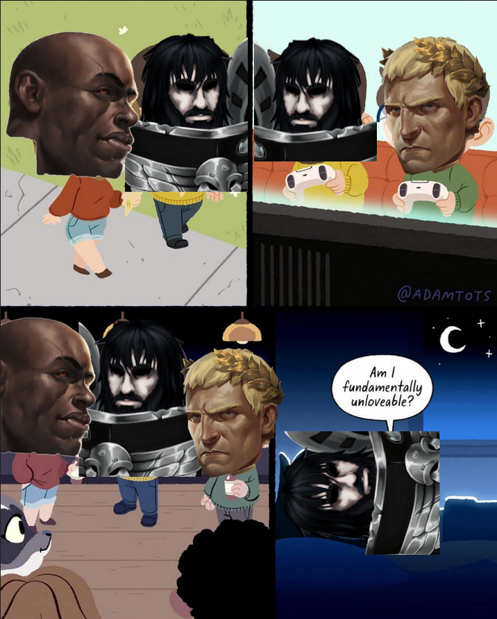 @ADAMTOTS Am I fundamentally unloveable?' C