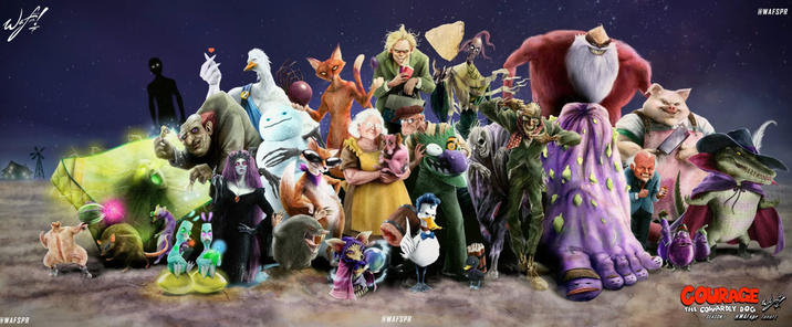@WAFSPR WAFSPR @WAFSPR COURAGE A THE COWARDLY DOG SEASON WAFspr fanart