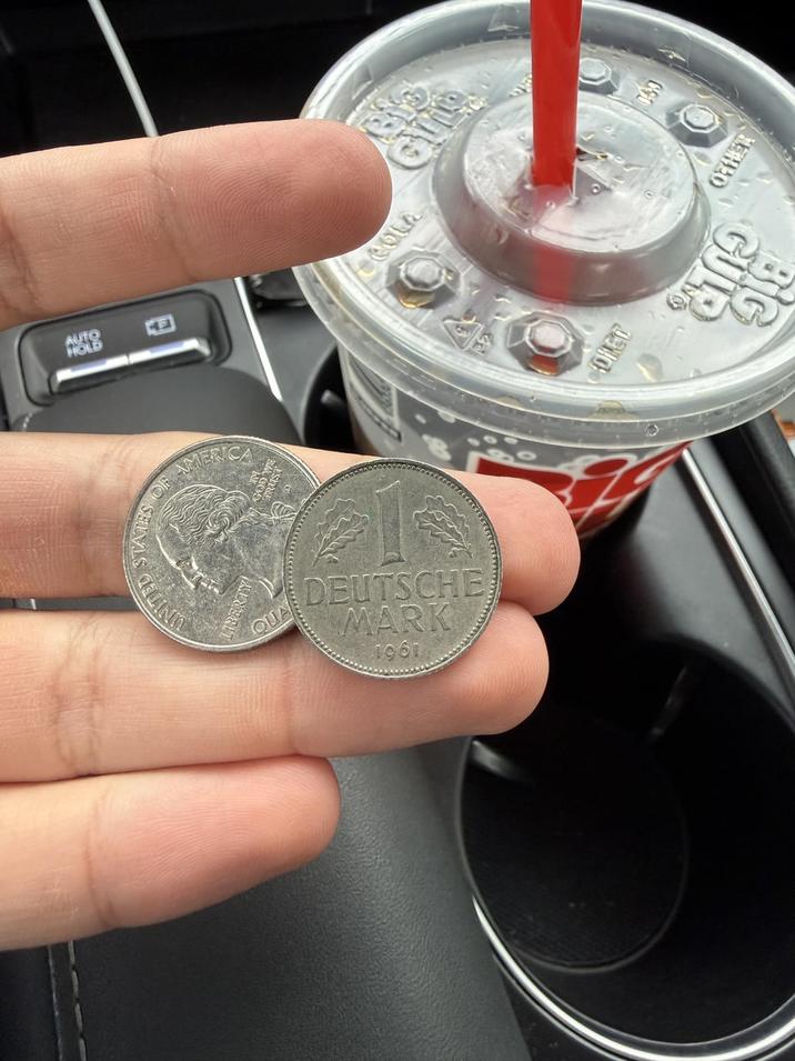 A SHIVLS UNITED OF 日 LIBERTY IN SA GOD TRUST TOUA DEUTSCHE MARK 1961 090 THEO BIG GULP 4310