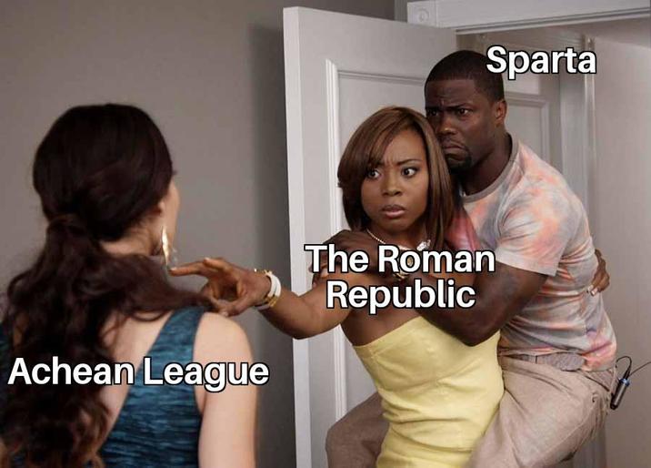 Achean League The Roman Republic Sparta