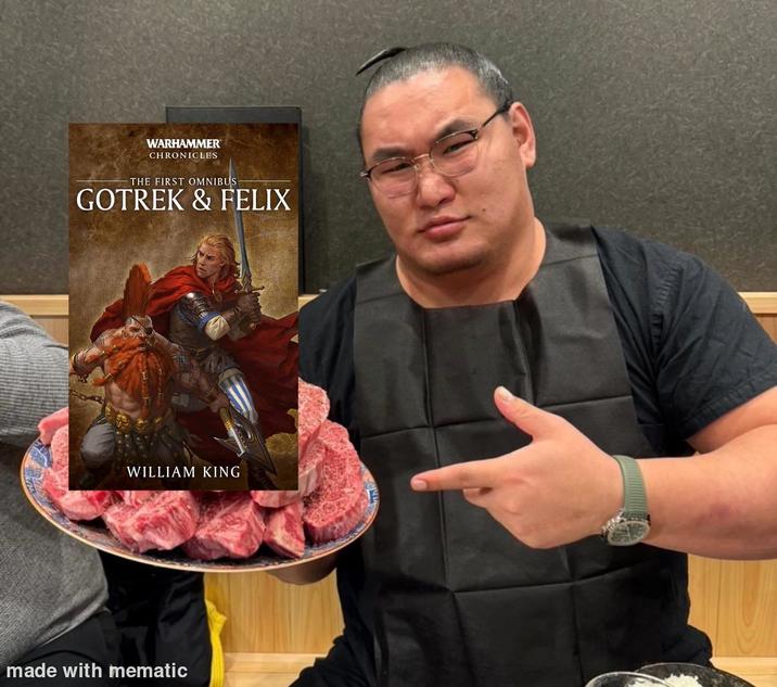 WARHAMMER CHRONICLES THE FIRST OMNIBUS GOTREK & FELIX WILLIAM KING made with mematic