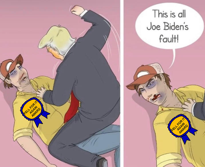 AGAIN AWARD FELL FOR IT AGAIN FELL FOR IT AWARD This is all Joe Biden's fault!