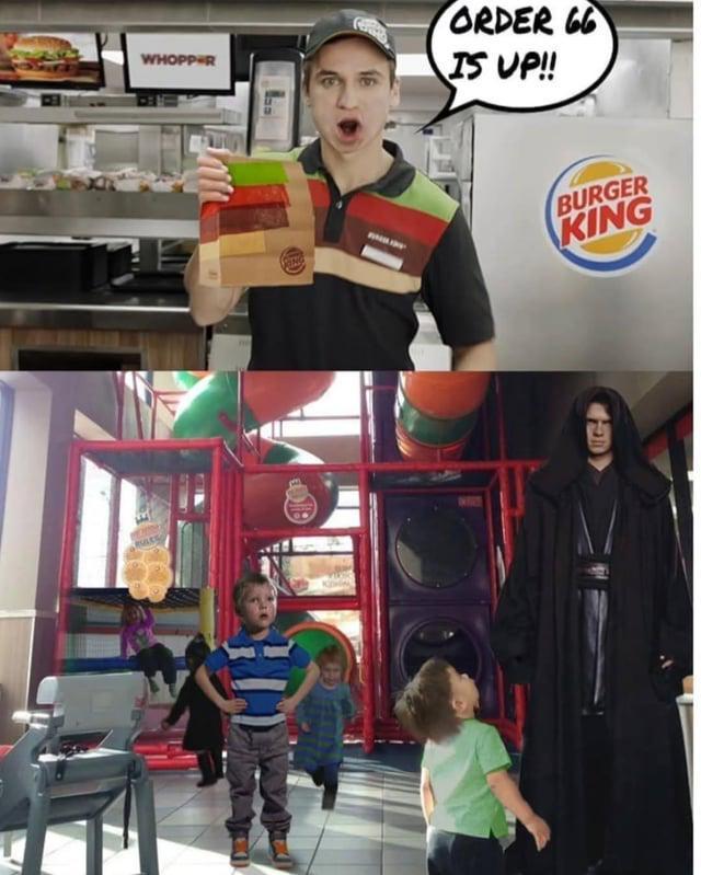 WHOPPER ORDER 66 IS UP!! BURGER KING