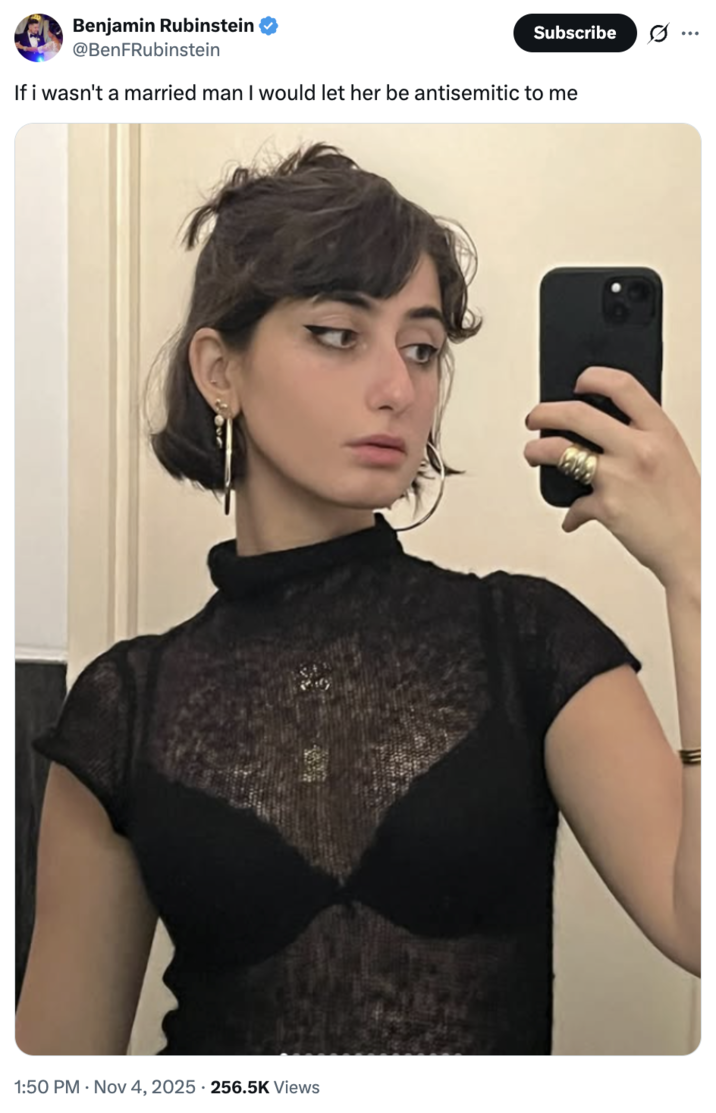 A "tweet":https://knowyourmeme.com/memes/sites/twitter-x raving about Rama Duwaji, "Zohran Mamdani's":https://knowyourmeme.com/memes/people/zohran-mamdani wife.