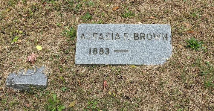 ASPASIA P. BROWN 1883