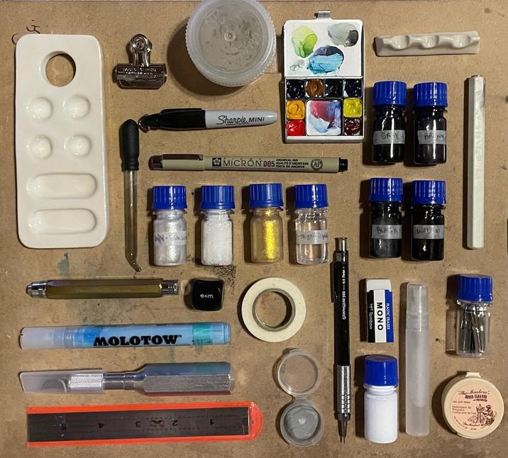 WN-Trides Sharpie MINI MOLOTOW MICRON 005 ARCHIVAL QUALITE D'ARCHIVAGE AP TINTA DE ARCHEVE 9+m GRY BR WN BLACK -x gall Lig WALT PLASTIC ERAS MONO The Masters; Nettoyant de