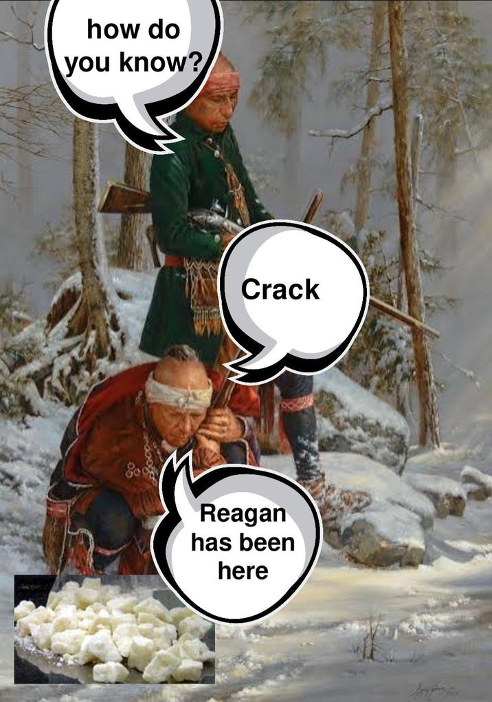how do you know? 800 Crack Reagan has been here
