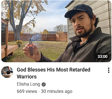 God Blesses His Most Retarded Warriors Elisha Long 669 views 30 minutes ago 33:00