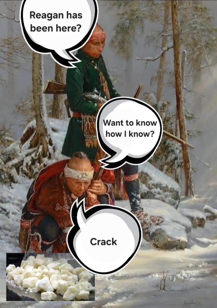 Reagan has been here? Want to know how I know? Crack Legging