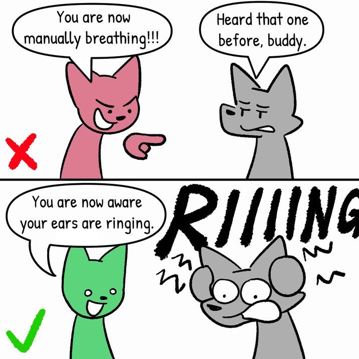 A comic by gray_walf. In the comic someone makes a wolf musician hear his ears ringing.