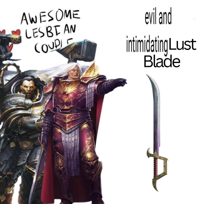 AWESOME LESBIAN COUPLE evil and intimidating Lust Blade