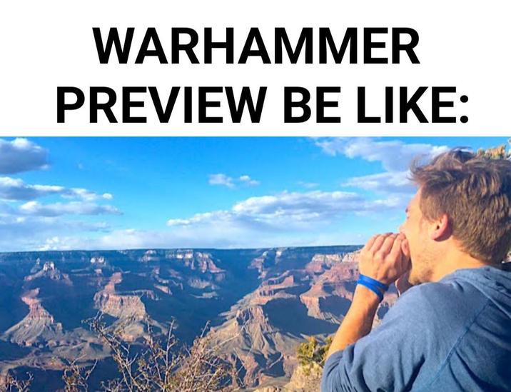 WARHAMMER PREVIEW BE LIKE: