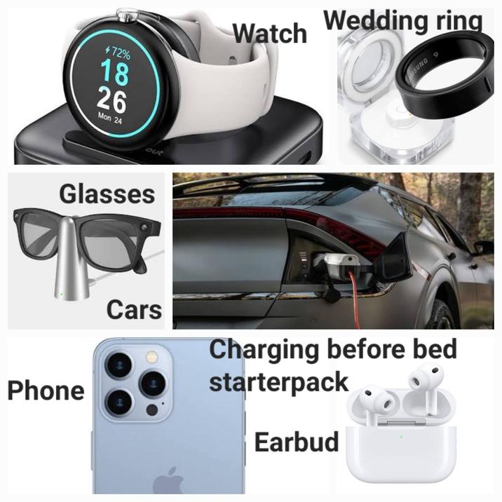 472% 18 26 Mon 24 Watch out Glasses Phone Cars Wedding ring GAMSUNG Charging before bed starterpack Earbud