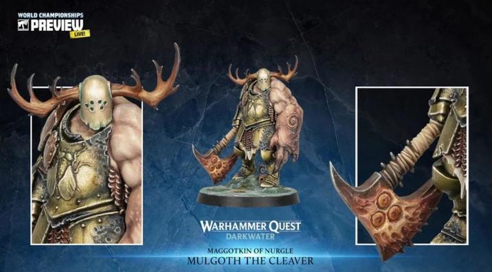 WORLD CHAMPIONSHIPS PREVIEW LIVE! WARHAMMER QUEST DARKWATER MAGGOTKIN OF NURGLE MULGOTH THE CLEAVER