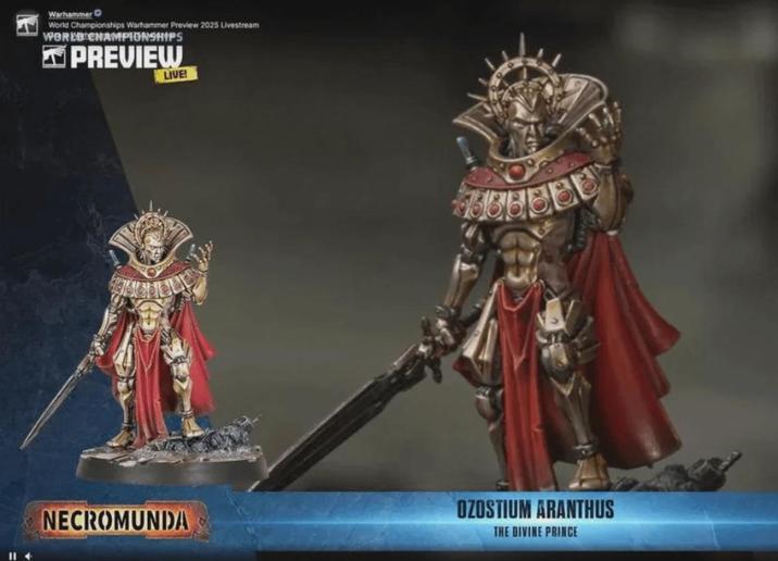 Warhammer O World Championships Warhammer Preview 2025 Livestream WORLD CHAMPIONSHIPS PREVIEW LIVE! NECROMUNDA OZOSTIUM ARANTHUS THE DIVINE PRINCE