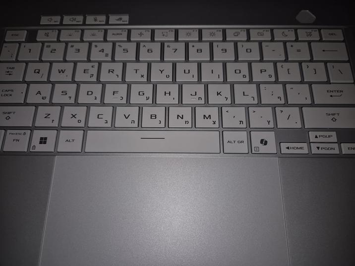 TAB k ESC 7 MI 30. . 2 # BAIT 349 m € Q W E CAPS A LOCK SHIFT FN+ESC FN Z ש N T S T X D 色 ALT A 77 R 20 D 2 AURA LA דו PS F % 5 ^ 6 & T א , G C LI 1 V ה ע Y ט H PB ( 7 B 9 日 B N ] ப L מ M - K 7 ת צ 0 FB D P 9 Γ < L = } ] DEL ENTER SHIFT 合 PGUP ALT GR HOME PGDN EN