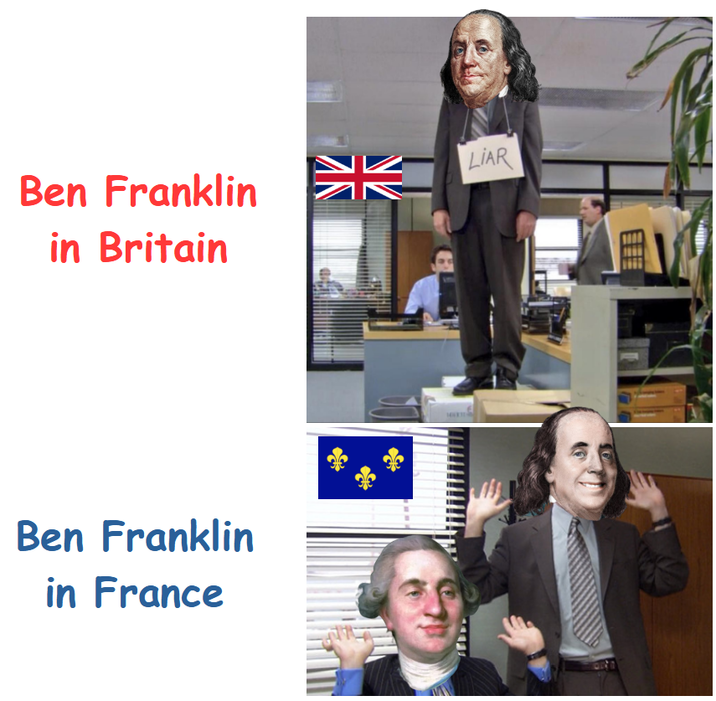 Ben Franklin in Britain Ben Franklin in France NV NV LIAR
