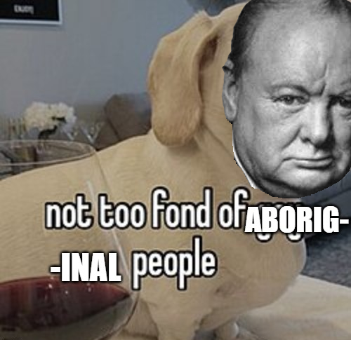 not too fond of ABORIG- -INAL people