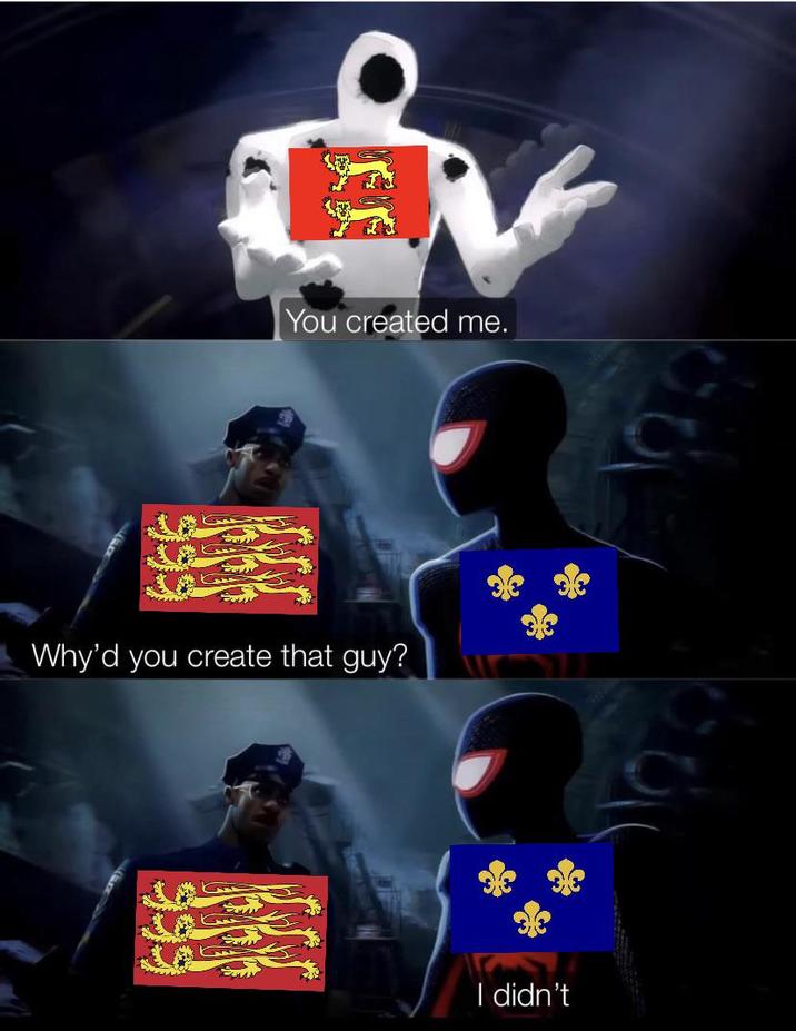 You created me. 999 Why'd you create that guy? 999 of of I didn't