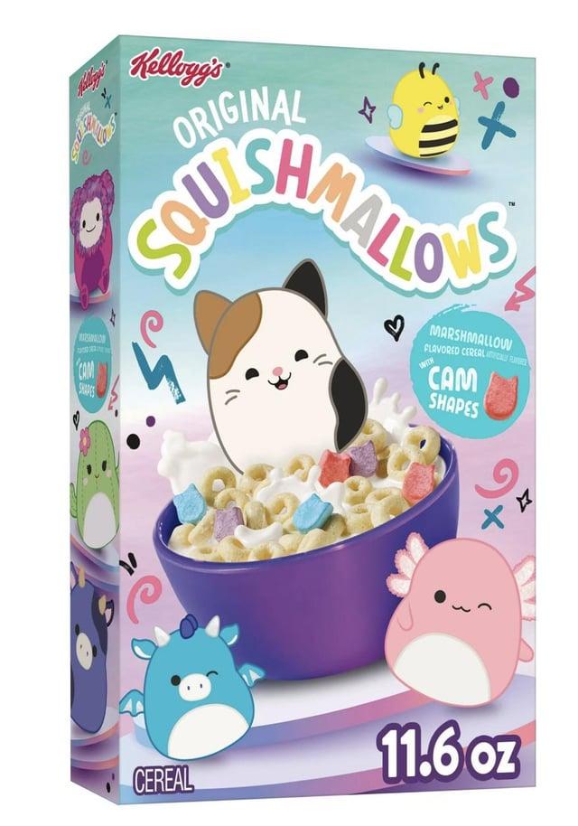 CAM CEREAL Kellogg's ORIGINAL SOU HMALLO S MARSHMALLOW FLAVORED CEREAL ROSEL WITH CAM SHAPES 11.6oz ヤロ