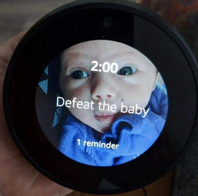 2:00 Defeat the baby 1 reminder